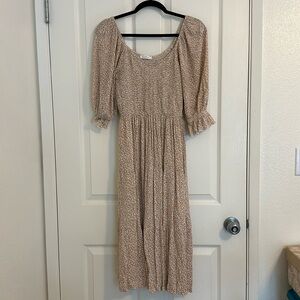 Neuflora Everett dress in clementine floral size medium